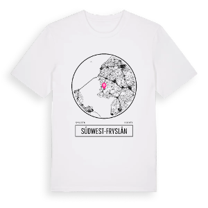 Súdwest-Fryslân t-shirt – ekologisk bomull t-shirt från Pinshirt
