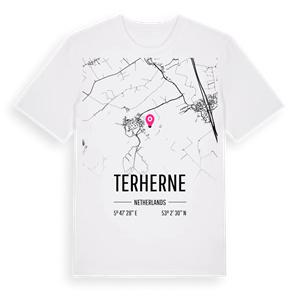 Terherne karta t-shirt – ekologisk bomull t-shirt från Pinshirt
