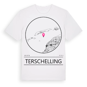 Terschelling t-shirt – ekologisk bomull t-shirt från Pinshirt
