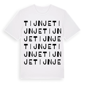 Tijnje ordlek t-shirt – ekologisk bomull t-shirt från Pinshirt