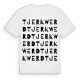 Tjerkwerd ordlek t-shirt