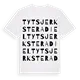 Tytsjerksteradiel ordlek t-shirt