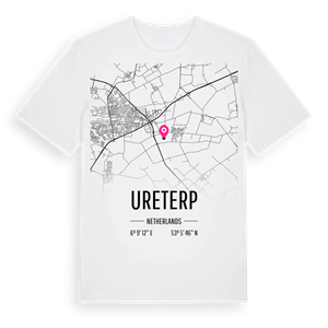 Ureterp karta t-shirt – ekologisk bomull t-shirt från Pinshirt