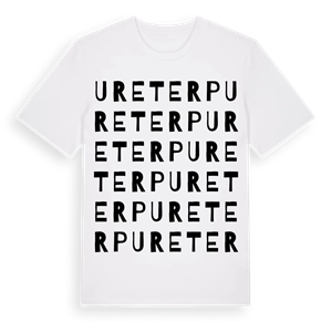 Ureterp ordlek t-shirt – ekologisk bomull t-shirt från Pinshirt