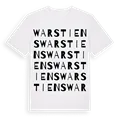 Warstiens ordlek t-shirt