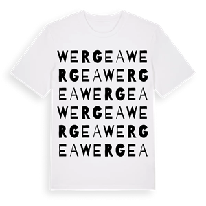 Wergea ordlek t-shirt – ekologisk bomull t-shirt från Pinshirt