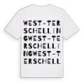 West-Terschelling ordlek t-shirt