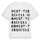 West-Terschelling ordlek t-shirt