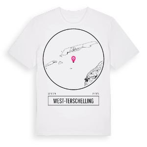 West-Terschelling t-shirt – ekologisk bomull t-shirt från Pinshirt
