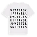 Wetterskip Fryslân ordlek t-shirt