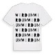 Wirdum ordlek t-shirt