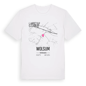 Wolsum karta t-shirt – ekologisk bomull t-shirt från Pinshirt