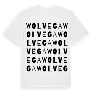 Wolvega ordlek t-shirt – ekologisk bomull t-shirt från Pinshirt