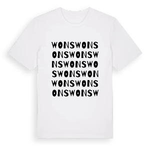 Wons ordlek t-shirt – ekologisk bomull t-shirt från Pinshirt