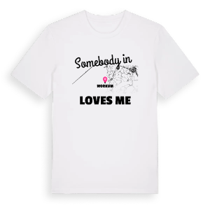 Någon i Workum älskar mig t-shirt – ekologisk bomull t-shirt från Pinshirt