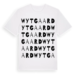 Wytgaard ordlek t-shirt – ekologisk bomull t-shirt från Pinshirt