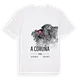A Coruña karta t-shirt