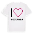 Jag älskar Becerreá t-shirt stort tryck