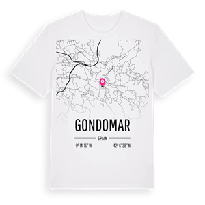 Gondomar karta t-shirt – ekologisk bomull t-shirt från Pinshirt