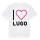 Jag älskar Lugo t-shirt stort tryck