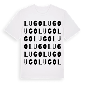 Lugo ordlek t-shirt – ekologisk bomull t-shirt från Pinshirt