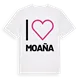 Jag älskar Moaña t-shirt stort tryck