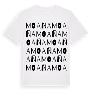 Moaña ordlek t-shirt – ekologisk bomull t-shirt från Pinshirt