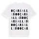 O Carballiño ordlek t-shirt