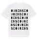 Ourense ordlek t-shirt