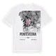 Pontevedra karta t-shirt