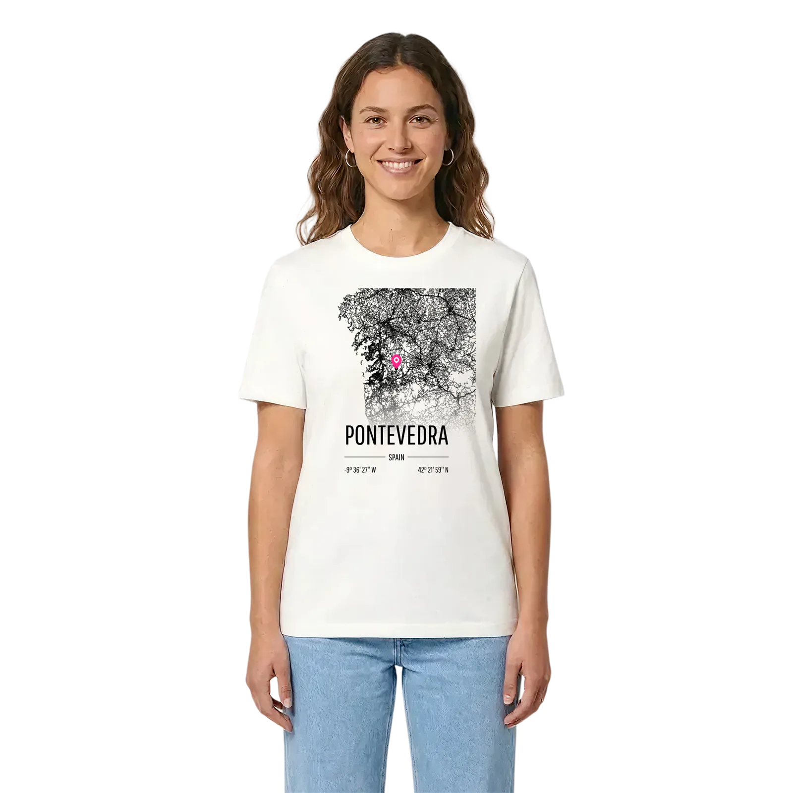Pontevedra karta t-shirt – White, i miljö