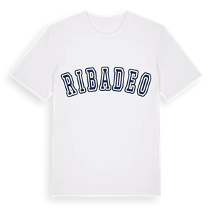 Ribadeo college t-shirt – ekologisk bomull t-shirt från Pinshirt