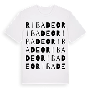 Ribadeo ordlek t-shirt – ekologisk bomull t-shirt från Pinshirt