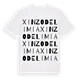 Xinzo de Limia ordlek t-shirt