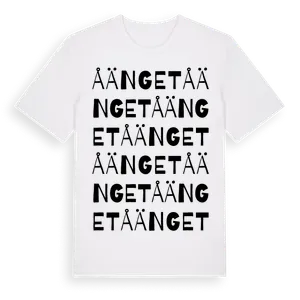 Åänget ordlek t-shirt – ekologisk bomull t-shirt från Pinshirt