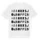 Abborrsjöknoppen ordlek t-shirt