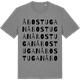 Mid Heather Gray t-shirt med Åbostugan ordlek t-shirt