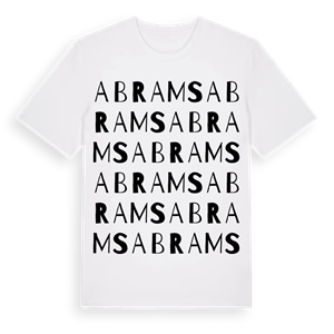 Abrams ordlek t-shirt – ekologisk bomull t-shirt från Pinshirt