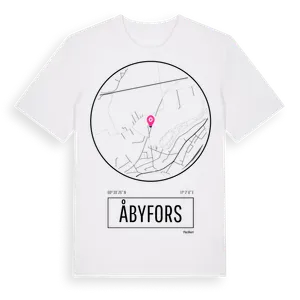 Åbyfors t-shirt – ekologisk bomull t-shirt från Pinshirt