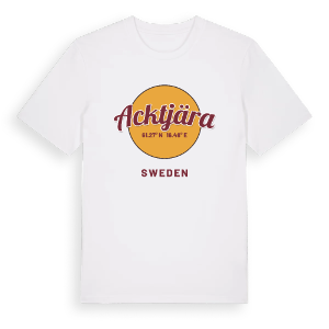 Acktjära cirkel t-shirt – ekologisk bomull t-shirt från Pinshirt