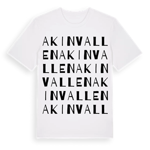 Akinvallen ordlek t-shirt – ekologisk bomull t-shirt från Pinshirt