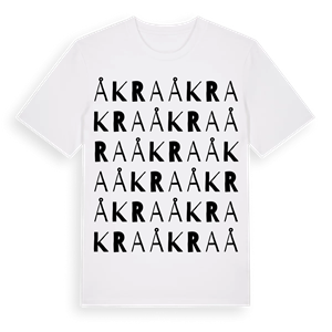Åkra ordlek t-shirt – ekologisk bomull t-shirt från Pinshirt