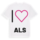 Jag älskar Als t-shirt stort tryck