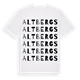 Altbergs ordlek t-shirt