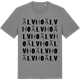 Mid Heather Gray t-shirt med Älvho ordlek t-shirt