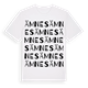White t-shirt med Ämnes ordlek t-shirt