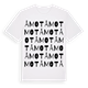 White t-shirt med Åmot ordlek t-shirt