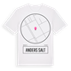 White t-shirt med Anders Salt t-shirt