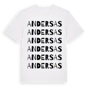 Andersas ordlek t-shirt – ekologisk bomull t-shirt från Pinshirt