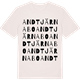 Vintage White t-shirt med Andtjärnabo ordlek t-shirt